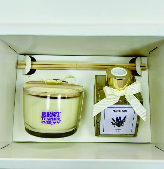 Difusor + vela perfumada Lavanda best teacher 100 ml