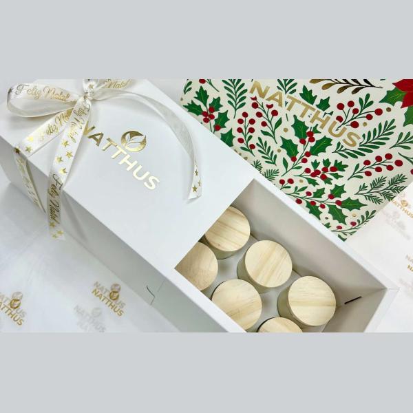 CAIXA DE DEGUSTAÇÃO DE FRAGRÂNCIAS NATALINAS