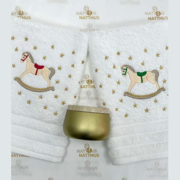 KIT DUPLA DE CAVALINHOS NATALINOS