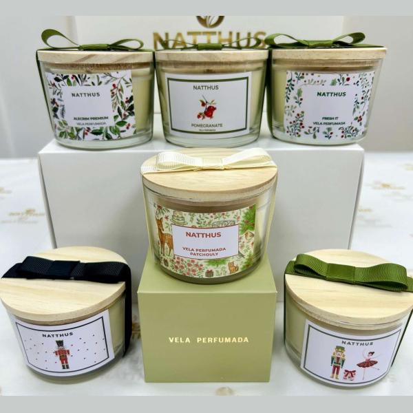 VELAS PERFUMADAS COM LAÇO