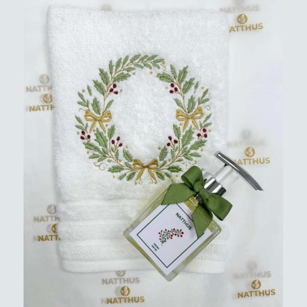 KIT SABONETE FRESH CAPIM LIMÃO + TOALHA GUIRLANDA