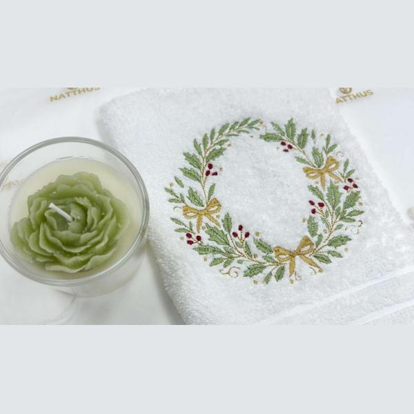 KIT VELA FLOR FRESH 100G + TOALHA GUIRLANDA