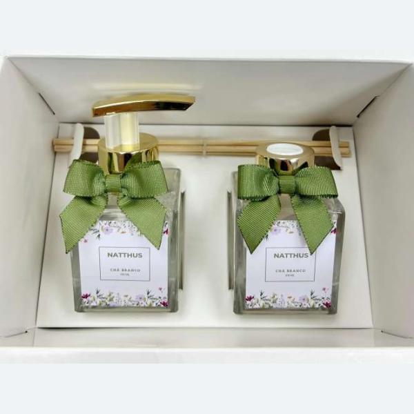 DUO SABONETE + DIFUSOR CHÁ BRANCO 100ML